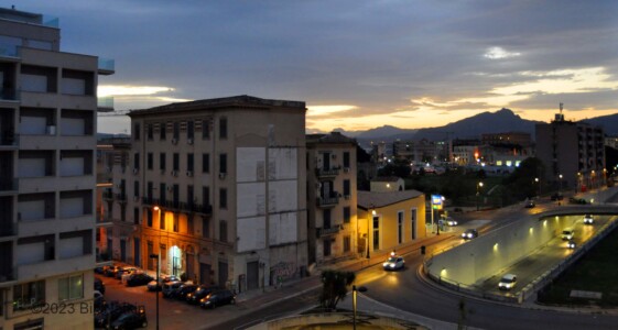 Palermo at sunset