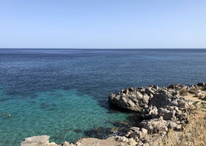 Spiaggia di Capo Bianco. Tyrrhenian Sea.
