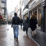 shopping area in Amsterdam